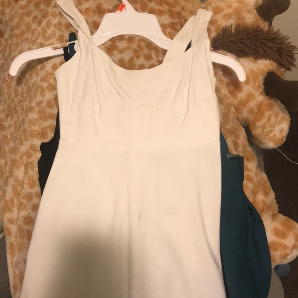 Lulus white plain dress